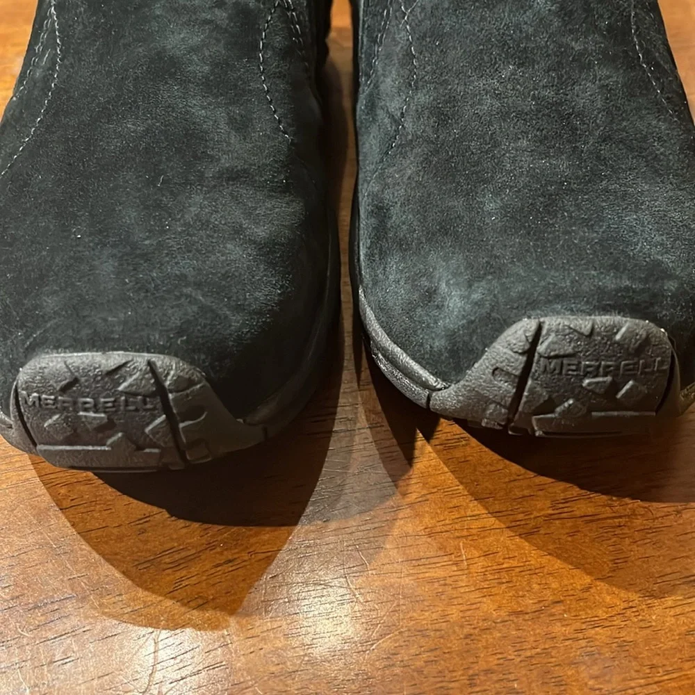 Merrell slip on shoes in black suede size 7.5 - Picture 7 of 9